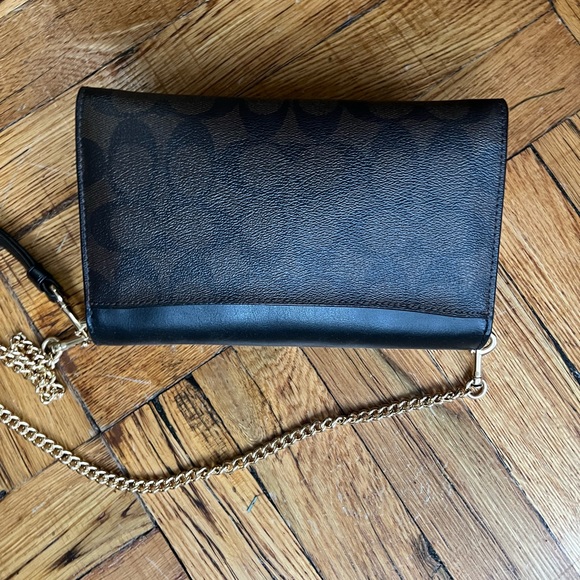 Coach Leather Logo Crossbody Bag - Picture 4 of 9